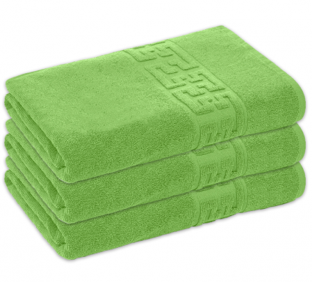 Textile & Decoratiuni - Prosop de baie 70x130 cm, bumbac, densitate 500 g/mp, Verde