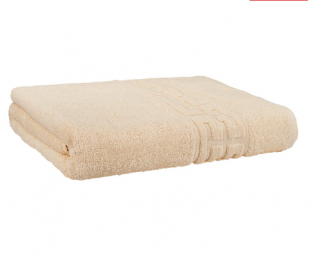 Prosop de baie 70x130 cm, bumbac, densitate 500 g/mp, Crem [1]