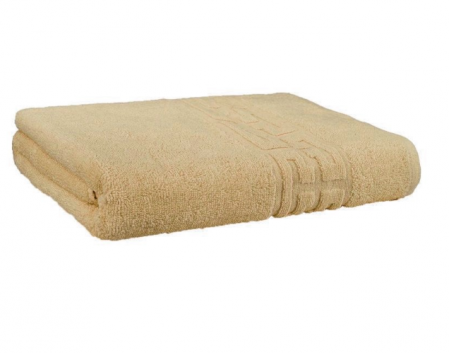 Prosop de baie 70x130 cm, bumbac, densitate 500 g/mp, Maro [1]