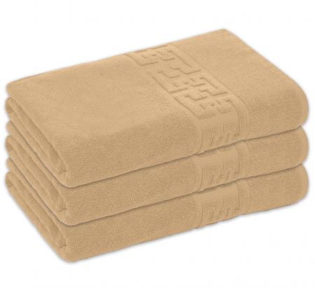 Textile & Decoratiuni - Prosop de baie 70x130 cm, bumbac, densitate 500 g/mp, Maro