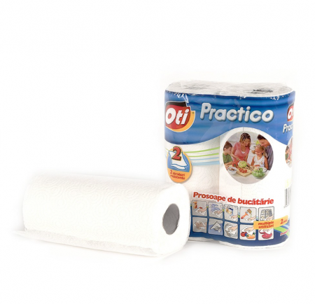 Prosop de bucatarie Oti Practico, 2 straturi, 2 role [1]
