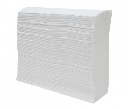 Prosoape pliate Z albe 200 buc/set Sano [1]