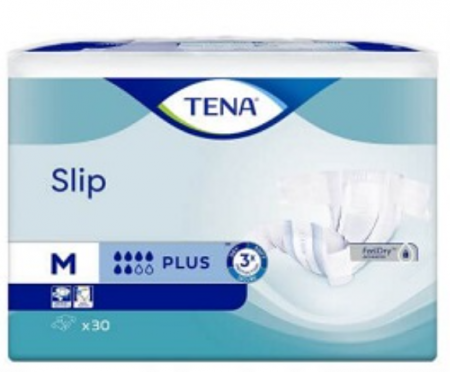Produse incontinenta - Scutece pentru incontinenta adulti Slip Plus M, 10 bucati, Tena
