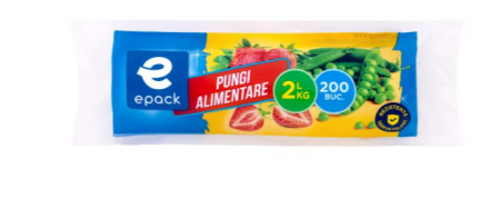 Curatenie - Pungi Alimentare Epack 2 Kg, 200 buc/rola