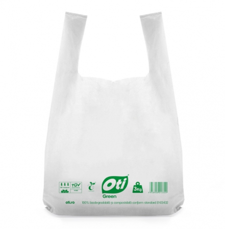 Curatenie - Pungi biodegradabile cf standard EN13432, 36x40cm, 3kg, 50 buc./set