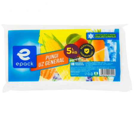Pungi alimentare 5KG 50buc/rola [2]