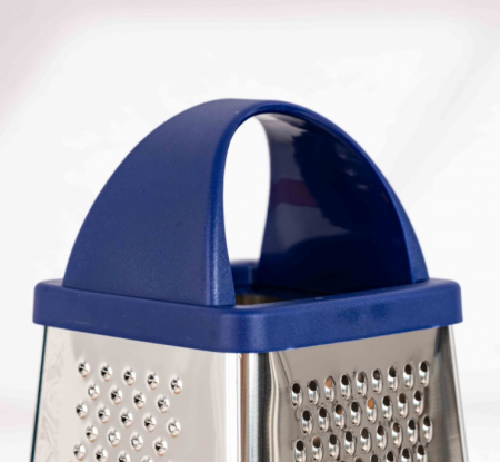 Razatoare manuala cu 4 fete din otel inoxidabil, Bohmann, ascutita, maner soft-touch, recipient colectare [2]