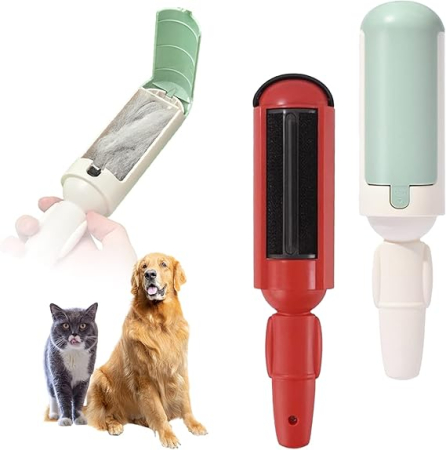 Jucarii - Set 2 role reutilizabile pentru scame si par de animale, perie pet hair remover pentru haine, covor si canapea