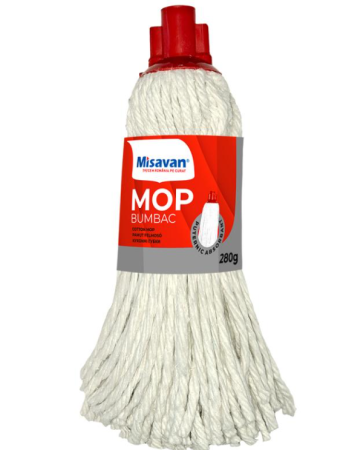 Maturi, mopuri si galeti - Rezerva mop Misavan, bumbac, 280g, 12111