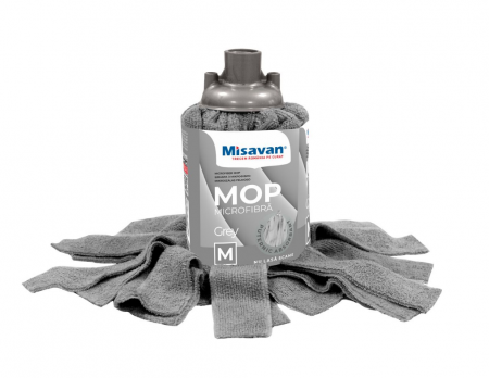 Maturi, mopuri si galeti - Rezerva  Mop Microfibra Misavan Grey marimea M - 90030147