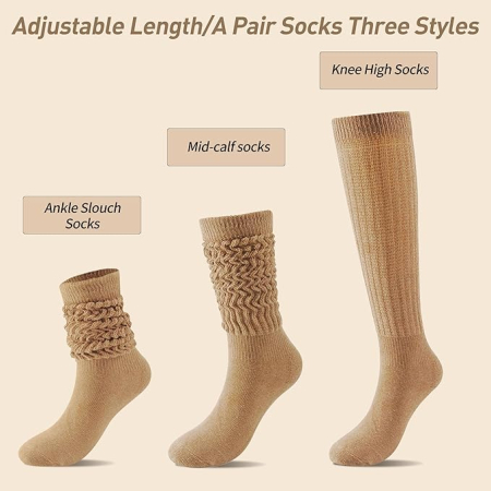 Sosete haioase BISOUSOX pentru femei, bumbac, colorate, lungi pana la genunchi, marime 36-40, cadou amuzant pentru femei [1]