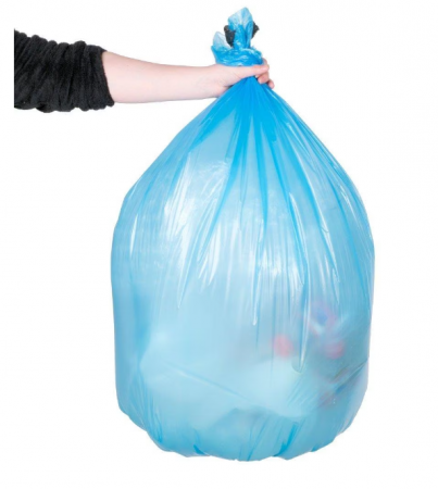 Saci Menajeri OTI pentru Colectare Selectiva, Hartie/Carton, Capacitate 60L, 76x60 cm, 20 Buc/Rola, Culoare Albastra, Articole Menaj [1]