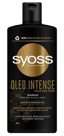 Sampon Syoss Oleo Intense, cu amestec de uleiuri japoneze pentru par tern si uscat, formula vegana, 440 ml [0]