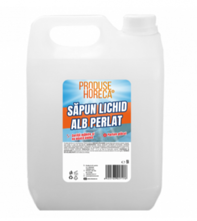 Sapunuri - Sapun Lichid Alb Perlat, ph, 5L - 31913