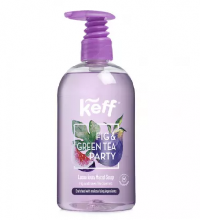 Sapunuri - Sapun lichid pentru maini Fig & Green Tea, 500 ml, Keff