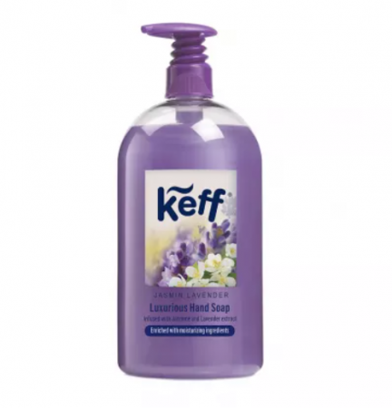 Sapunuri - Sapun lichid pentru maini Jasmin & Lavanda, 500 ml, Keff