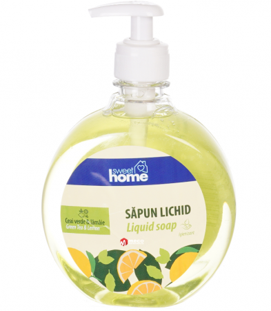 Sapunuri - Sapun lichid Sweet Home 500ml (Ceai verde & Lamaie) - SH 7592