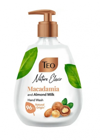 Sapunuri - Sapun lichid TEO, Macadamia & Almond Milk, 300 ml