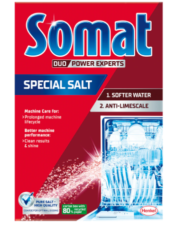 Sare dedurizanta Somat 3X Action pentru masina de spalat vase, 1.5 kg [0]