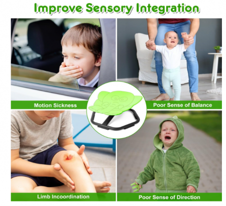 Scaun rotativ Elephant 360° verde – suport până la 100 kg, scaun PP ergonomic, anti‑alunecare – pentru copii (ajută și la rău de mișcare) - resigilat [6]