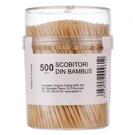 Articole pentru servire - Scobitori Ropack in tub de plastic, 500 buc./tub