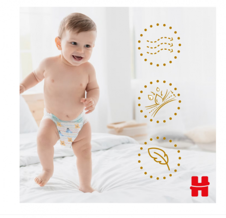 Scutece chilotel Huggies Elite Soft Pants 4, 9-14 kg, 38 buc [2]