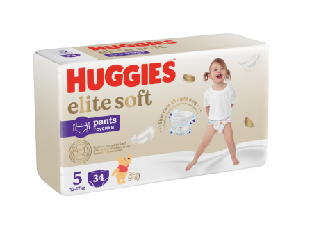 Scutece chilotel Huggies Elite Soft Pants 5, 12-17 kg, 34 buc [0]