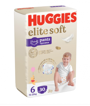 Scutece Chilotel Huggies Elite Soft Pants 6, Mega, 15-25 kg, 30 buc [0]