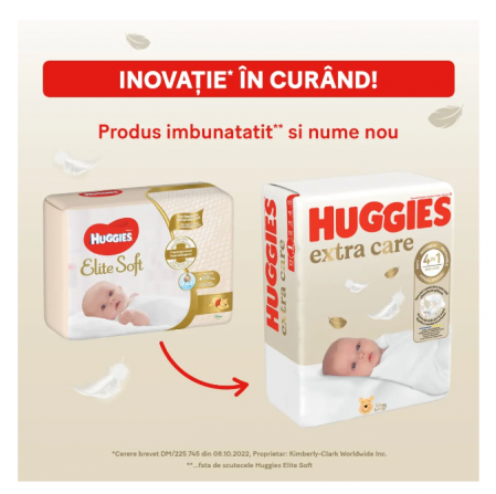 Scutece Huggies Extra Care Convi marimea 1, 2-5 kg, 26 buc [1]