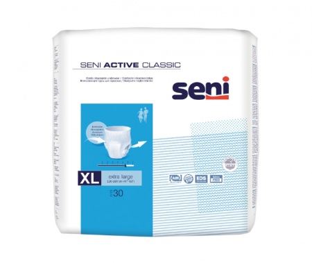 Produse incontinenta - SENI Active Classic chilot elastic, Extra Large, 30 bucati