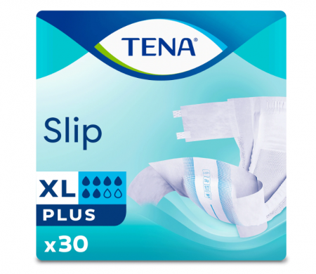 Scutece pentru incontinenta adulti, Tena Slip Plus, marime XL, 30 bucati [0]