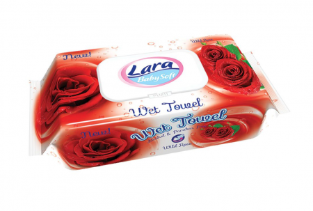 Servetele umede - Servetele umede Lara, Rose, 80 buc - 90021473