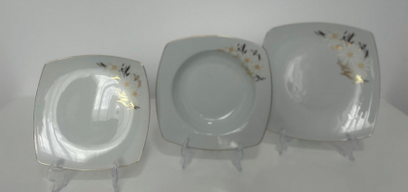 Serviciu de Masa pentru 12 Persoane, patrat, Apulum, Floare de colt [6]