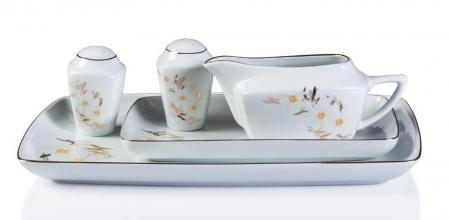 Serviciu de Masa pentru 12 Persoane, patrat, Apulum, Floare de colt [3]