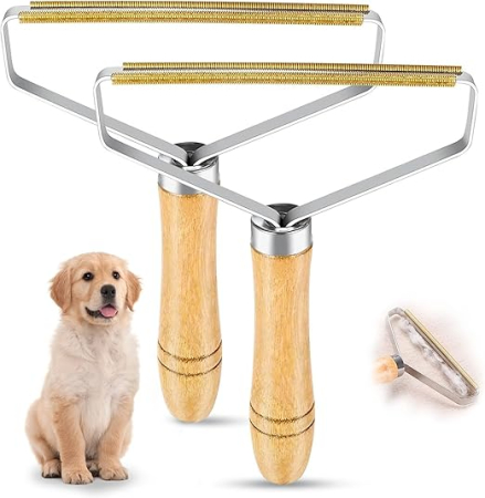 Remover portabil tip racleta pentru scame & par pentru animale – anti-alunecare, fara riscul ranirii mainilor [1]