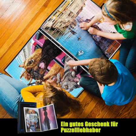 Organizator pentru puzzle, 20 Compartimente, 69x51 cm, Negru [2]