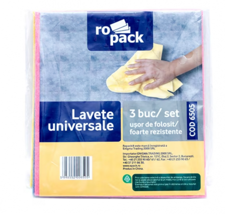 Bureti si Lavete - Lavete universale Ropack, 3 buc/set
