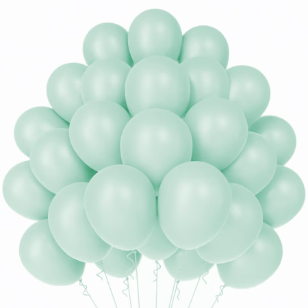 Set 50 Baloane Latex Albastre, 30 cm, compatibile Heliu si Aer, ideale pentru Ghirlanda Baloane, Aniversare, Botez, Nunta si Petreceri [4]