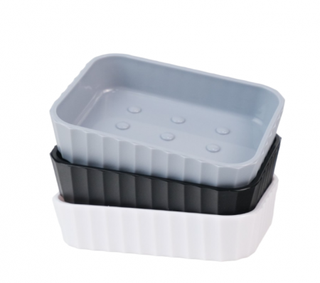 Suporturi si accesorii de baie - Sapuniera de baie, Savoniera Plastic, Wei