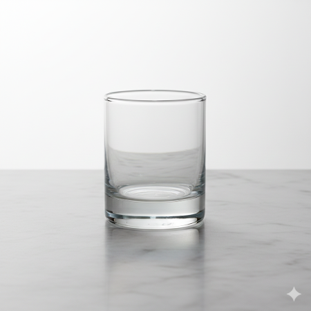 Vesela unica folosinta - Set 12 pahare din sticlă transparentă, 150 ml, Ø 7 cm, H 8 cm, bază groasă, pentru apă, suc, whisky, uz casnic & HoReCa