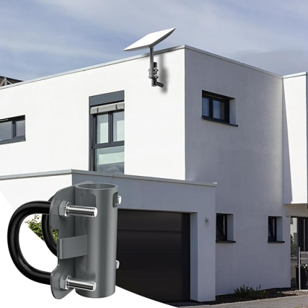 Suport antena Starlink Bowl, adaptor reglabil in forma U, prindere teava, balcon sau autorulota, sistem montaj satelit [7]
