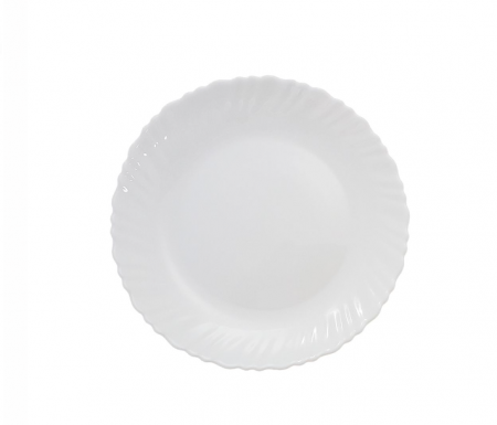 Farfurie opal valurita, 26 cm, Alb, Oti [2]