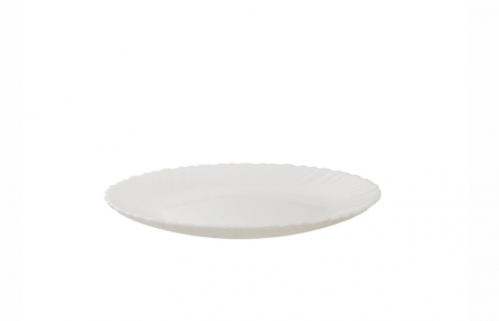 Farfurie opal valurita, 26 cm, Alb, Oti [3]