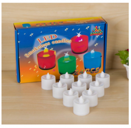 Set lumânări LED fără flacără – galbene, efect realist, funcționare cu baterii [6]