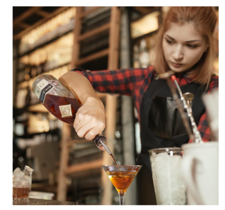 Set 6 turnătoare turnuri cocktail din inox – stropitori universale pentru sticle, dozaj precis [3]