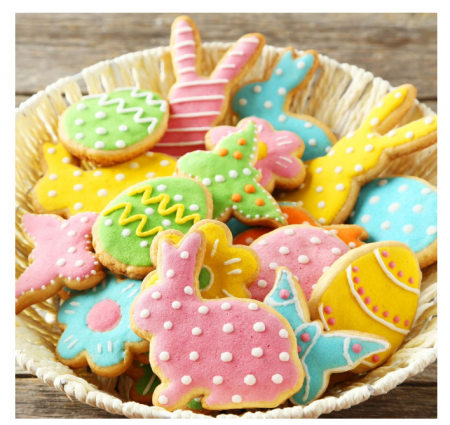 Set 8 decupatoare biscuiți Paște – inox alimentar, modele mari de iepuraș (12,7 cm), care se târâie (8 cm) [4]