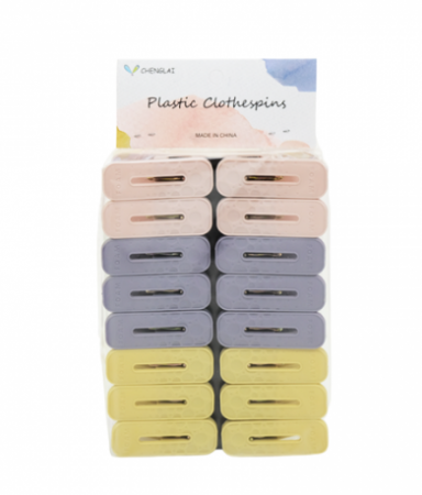 Accesorii uscatoare rufe - Set carlige de rufe 16/Set, Wei, multicolor