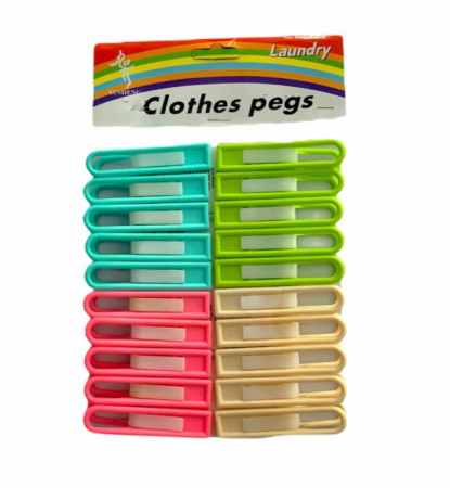 Accesorii uscatoare rufe - Set carlige de rufe 20/Set, Wei, multicolor
