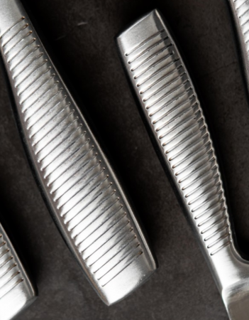 Set de cutite din inox turnat Bohmann, 8 piese, argintiu mat [4]