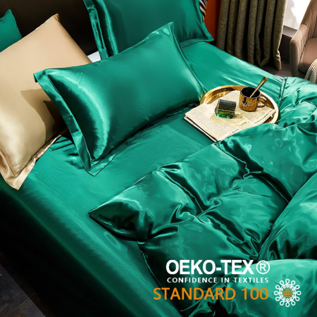 Set husa pilota Freyamy, verde inchis – 200x140cm si 1 fata de perna 65x65 cm, lux, material premium [3]